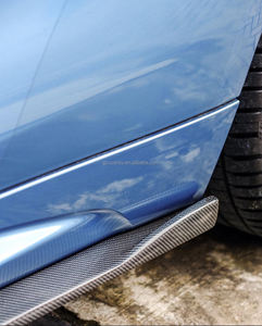F22 F23 F87 Un estilo de fibra de carbono falda lateral labio para <span class=keywords><strong>BMW</strong></span> 2 Series <span class=keywords><strong>M2</strong></span> M2C parachoques extensión faldas divisor cuerpo Kit - Product Image 6