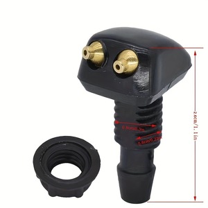 Boquillas Universales para Limpiaparabrisas de Coche, de 2 Orificios, de Nylon, con Ángulo Ajustable, Pulverizadores para Limpiaparabrisas, Repuestos para Automóviles - Product Image 4