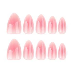 <span class=keywords><strong>Uñas</strong></span> Postizas de <span class=keywords><strong>Color</strong></span> <span class=keywords><strong>Rosa</strong></span> Almendra <span class=keywords><strong>Natural</strong></span>, 24 Piezas, Hechas a Máquina, Semi-Acrílicas, Hechas a Mano, al por Mayor para Dedos - Product Image 5