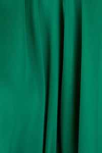 Mini vestido de poliéster verde con mangas de obispo Actualee de marca de lujo de diseño de gama alta - Product Image 3