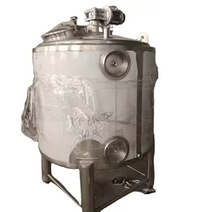 1000L hơi nước Powered Mixer scraper Tank Core thành phần động cơ cho hiệu quả chế biến nước trái cây