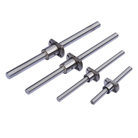Husillo de Bolas GS DFS4020-2.8, Tuerca de Husillo de 1000mm, Acero de Precisión C7, Rosca Fresada, Motor Lineal CNC de Alta Precisión