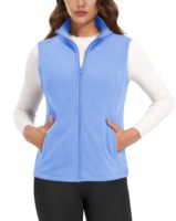 Logo personnalisé Veste coupe-vent d'hiver pour femmes Vestes personnalisées Veste sans manches Gilet pour femmes
