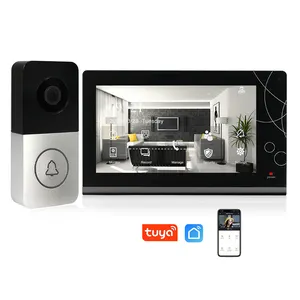 Chuông Cửa Camera WiFi Chất Lượng Cao Với Bộ Chuyển Đổi Nguồn RJ45 Cat 5 Tích Hợp Sẵn Hệ Thống Liên Lạc Điện Thoại Cửa Video Thông Minh Tuya