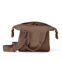 Tas Selempang Wanita Multifungsi Mini untuk Perjalanan, Bahan Poliester Hitam dengan Ritsleting, Grosir Lintas Negara, Produk Terlaris 2026