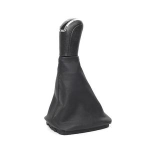Pomo de palanca de cambios de cuero para coche, pomo de cambio de 5 velocidades para Skoda Fabia, diseño ergonómico - Product Image 1