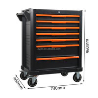 Armoire à outils roulante OEM à 7 tiroirs, ensemble d'outils automobiles de 521 pièces, pour atelier de réparation automobile et garage domestique, 1 ensemble acceptable