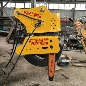 Broyeur de bois rotatif hydraulique, grappin à bois pour la coupe des arbres, machinerie forestière, usage domestique - Product Image 4