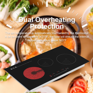 Thiết bị nhà bếp lai 3 Burner Hồng Ngoại Bếp điện cảm ứng bếp - Product Image 4