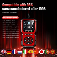 Outil de diagnostic de panne de voiture OBD2, scanner OBD2 pour voiture électrique, lecteur de code de diagnostic, outil de diagnostic de panne du moteur en anglais