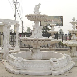 <span class=keywords><strong>Fontaine</strong></span> <span class=keywords><strong>d</strong></span>écorative de jardin extérieure moderne en pierre naturelle sculptée à la main, <span class=keywords><strong>grande</strong></span> taille, résistante à l'eau, prix de gros personnalisé et abordable - Product Image 6