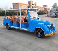 Autobús Clásico Eléctrico Personalizado de 11 Plazas, Fabricado en China, con Batería