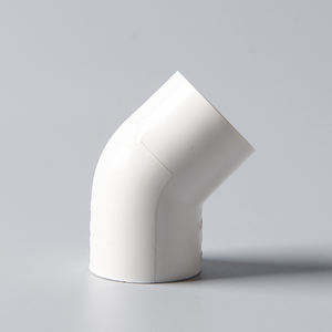 Raccords de tuyauterie à bas prix <span class=keywords><strong>PVC</strong></span> ASTM D1785/2466 Sch <span class=keywords><strong>80</strong></span> 1/2 45 degrés <span class=keywords><strong>coudes</strong></span> pour plomberie - Product Image 3