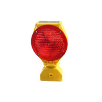 Feux de signalisation de chantier portables jaunes/rouges à LED de qualité supérieure, puissants, avec garantie de 3 ans, de qualité professionnelle, -40~80°C