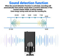 Enregistreur de son numérique sans fil à main Compact Voice Capture MP3 WAV Format Compatible Bluetooth Audio Recorder