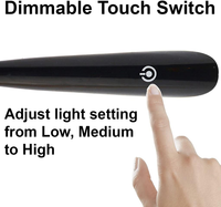 Lampe de lecture USB moderne en ABS avec interrupteur tactile à intensité variable et col de cygne flexible pour ordinateur portable, ordinateur de bureau