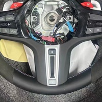 Volant sport pour BMW Série G F30 F10 F20 F80 F82 F12 M3 M5 M6 M2 M4 X5 X6 G30 G20 G80 G38 G31 Volant en cuir
