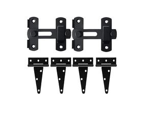 <span class=keywords><strong>Cerniere</strong></span> Moderne a T <span class=keywords><strong>in</strong></span> Acciaio al Carbonio Nero, Chiusura Morbida, Facile Installazione <span class=keywords><strong>per</strong></span> <span class=keywords><strong>Cancelli</strong></span>, Recinzioni e Porte <span class=keywords><strong>in</strong></span> Legno <span class=keywords><strong>per</strong></span> Esterni - Product Image 4