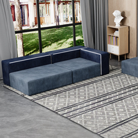 Canapé modulaire pour enfants, canapé-lit pliable avec mousse haute densité, design moderne pour appartement, choix de plusieurs couleurs