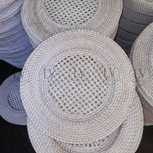 Mantel individual de mimbre de diseño rústico de Navidad, vajilla de restaurante al por mayor de Vietnam - Product Image 1