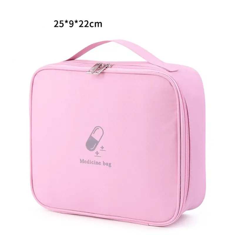 Portable Storage Medicine Bag Waterproof First Aid Kit Bag Travel Medicine Storage Bag