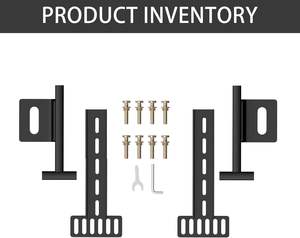 Supports de tête de lit en acier massif pour cadre de lit métallique, supports de lit réglables pour <span class=keywords><strong>kit</strong></span> d'<span class=keywords><strong>extension</strong></span> de tête de lit et de pied de lit - Product Image 3