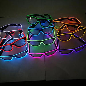Sáng tạo Neon <span class=keywords><strong>EL</strong></span> dây LED kính nhựa lạnh ánh sáng nhấp nháy kính phát sáng trong bóng tối hiệu ứng cho các bữa tiệc khiêu vũ - Product Image 2