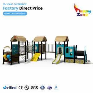 Set Giochi per Bambini con Trenino, Altalena e Tunnel Multifunzione per Asili e Scuole - Product Image 1