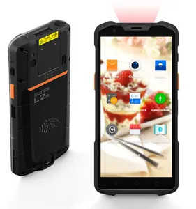 Premium Android Phone 5.5 inch Quad Core Wireless Barcode Scanner Industrial PDA Handheld Rugged