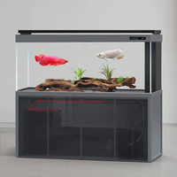 Filtre d'aquarium en verre moderne 220V écologique 500L-1000L, accessoires de pompe pour aquarium, décoration élégante pour aquarium vivant