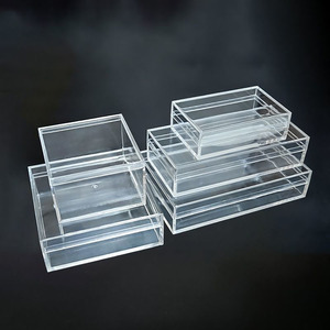 Dày Cao Cấp Hình Chữ Nhật Nhựa Trong Suốt <span class=keywords><strong>Acrylic</strong></span> Hộp Lưu Trữ Với Nắp Trang Trí Đồ Trang Sức Hiển Thị Pha Lê Hộp Nhỏ - Product Image 6
