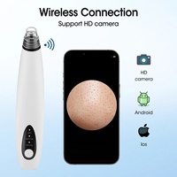 Extracteur de points noirs avec caméra, aspirateur visuel pour le nez et le visage, nettoyeur de pores, nettoyage en profondeur