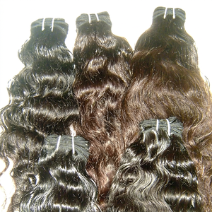 Cabello Indio Remy Rizado Atractivo de un Solo Donante, Sin Caída, de Tamil Nadu, 100g, Doble Trama a Máquina, ¡Gran Venta! - Product Image 1