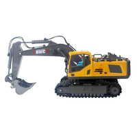 YL Factory Großhandel 2.4G Wireless RC Bagger Spielzeug Experten stufe Hydraulisches fern gesteuertes Auto mit USB-Kabel und Ladegerät