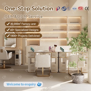 Juego de Mesa y Silla de Manicura Turri, <span class=keywords><strong>Mesas</strong></span> de Manicura, Mesa de Manicura Profesional, Mesa de Manicura con Sillas, Mesa de Arte de Uñas - Product Image 6