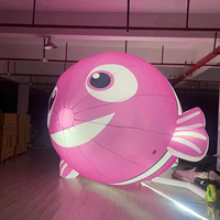Poisson gonflable gonflable de jouet d'animal gonflable de nimo de décoration extérieure