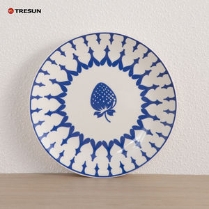 Service de table 48 pièces en porcelaine New Bone China, design fruits de style luxe bleu et blanc 2026, pour 8 personnes - Product Image 4