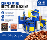 Machine de granulation de cuivre à taux de recyclage de 99 %, machine de granulation de cuivre, machine à hacher les fils de cuivre usagés à vendre
