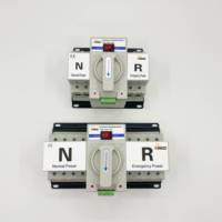 KINEE KNS1-63 saklar Transfer otomatis ATS, pengontrol daya DC 2P/3P/4P 40A AC
