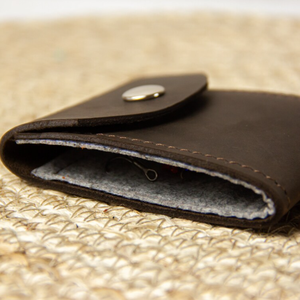 Portafoglio in Vera Pelle per Pesca a Mosca, Borsa per Attrezzi da Pesca, Piccola Tasca per Mosche Artificiali, Regalo per <span class=keywords><strong>Pescatori</strong></span> - Product Image 4