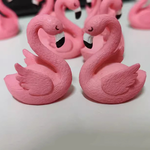 Miniatures élégantes de flamants roses pour décorations paysagères, petits oiseaux roses, ornements de bureau, accessoires de bricolage - Product Image 6