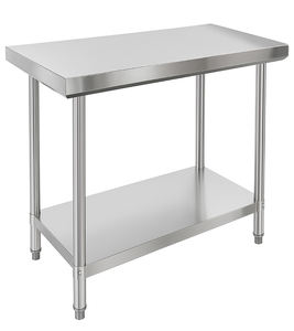 Heavy Duty Stainless Steel 201/304 Kitchen Work Table Easy Clean Utility Station Commercial Catering <strong>Restaurant</strong> Hotel - Product Image 4