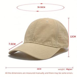 Gorras Personalizadas para Hombre, Gorra de Béisbol de Nailon de Secado Rápido para Verano, con Visera de Malla, Impermeable, Gorras Personalizadas - Product Image 2