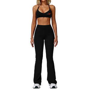 Shorts de sport taille haute respirants à séchage rapide, ensembles de fitness personnalisés pour femmes, ensemble de vêtements de sport, soutien-gorge de sport, gym, fitness - Product Image 1