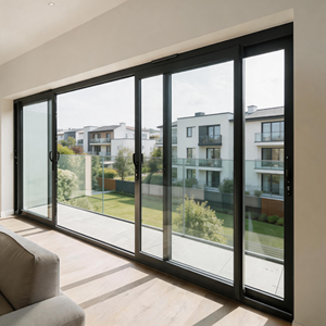 Hurricane Impact Aluminum Sliding Doors Energy Star Low-E Glass Thermal Break Casement Windows for Coastal Home - Product Image 1