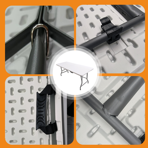 Tavoli <span class=keywords><strong>da</strong></span> Picnic Pieghevoli per Esterni, Tavolo <span class=keywords><strong>da</strong></span> Giardino, Tavolo <span class=keywords><strong>da</strong></span> Bar Portatile - Product Image 1