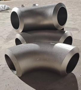 Codo de tubería industrial de alta presión con junta de goma integrada para protección contra fugas compatible con construcción de tuberías grandes - Product Image 5