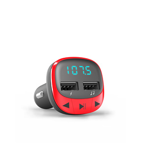 Émetteur FM pour voiture Energy Sistem Rouge (microSD USB Charge USB MP3 Portée 100m Puissance 500mW) - Product Image 1