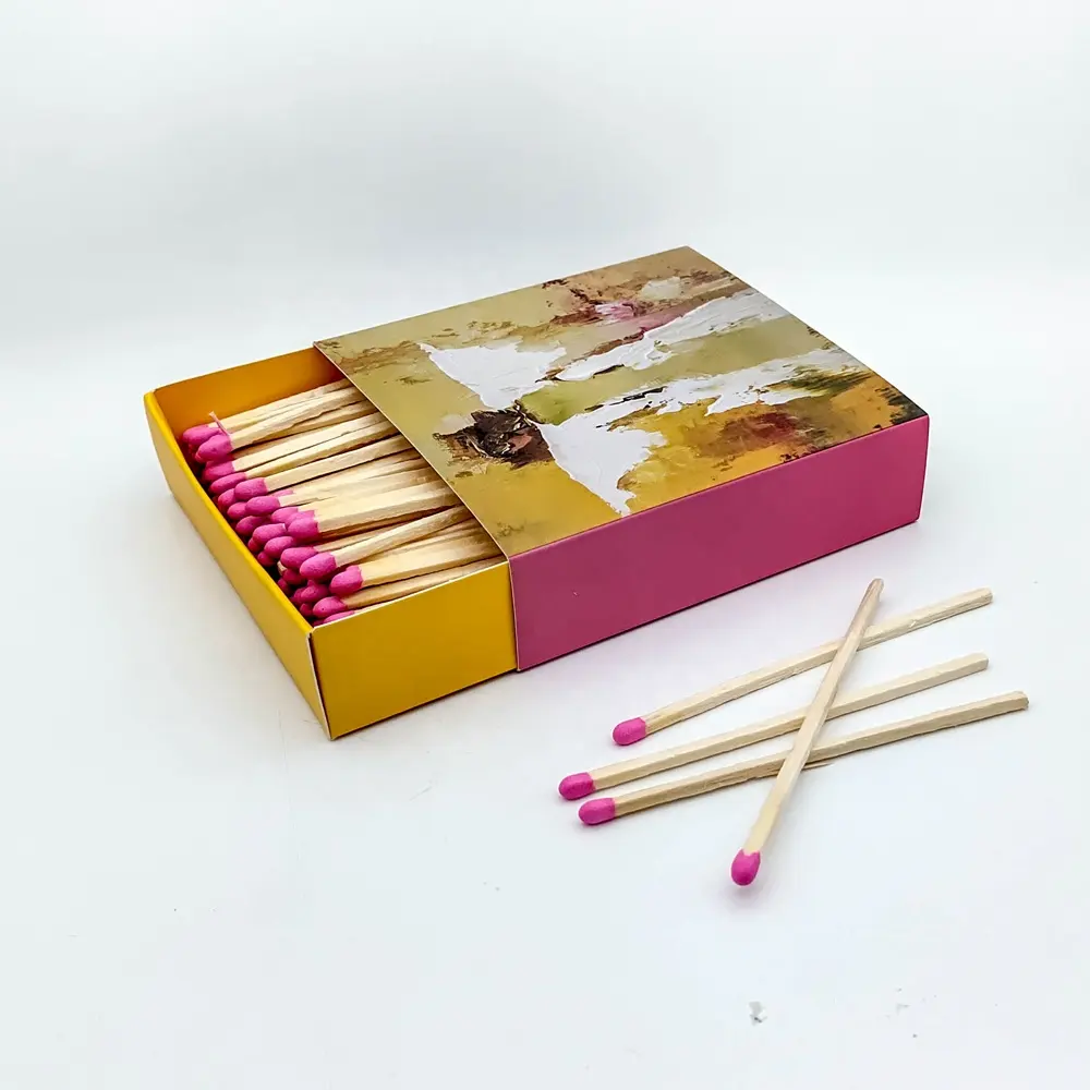Matches Match Quality Matches Safety Color Matches Drawer Candle Ignition Match Custom Packaging Box Candle Matches