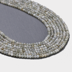 Perles de pierres précieuses naturelles, taille brillante et forme carrée, série 2584, hauteur de l'article 8 mm - Product Image 5